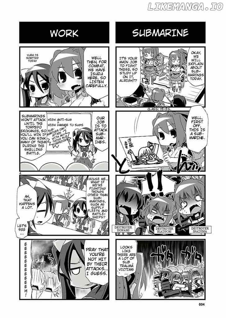 Kantai Collection - Kankore - 4-koma Comic - Fubuki, Ganbarimasu! chapter 4 - page 4