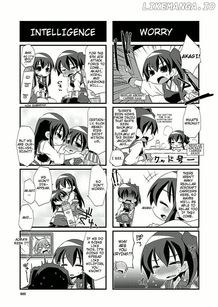 Kantai Collection - Kankore - 4-koma Comic - Fubuki, Ganbarimasu! chapter 4 - page 5
