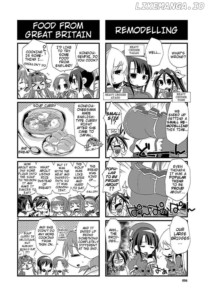 Kantai Collection - Kankore - 4-koma Comic - Fubuki, Ganbarimasu! chapter 5 - page 6