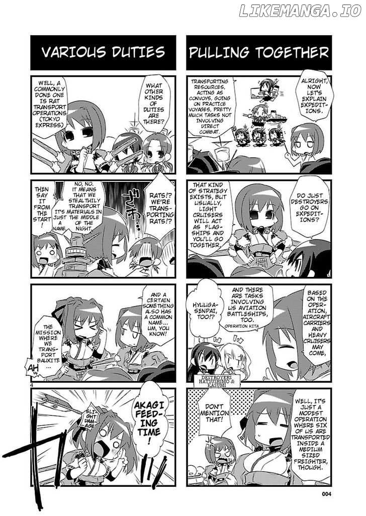 Kantai Collection - Kankore - 4-koma Comic - Fubuki, Ganbarimasu! chapter 6 - page 4