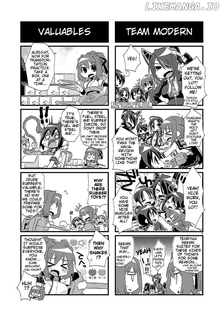 Kantai Collection - Kankore - 4-koma Comic - Fubuki, Ganbarimasu! chapter 6 - page 7