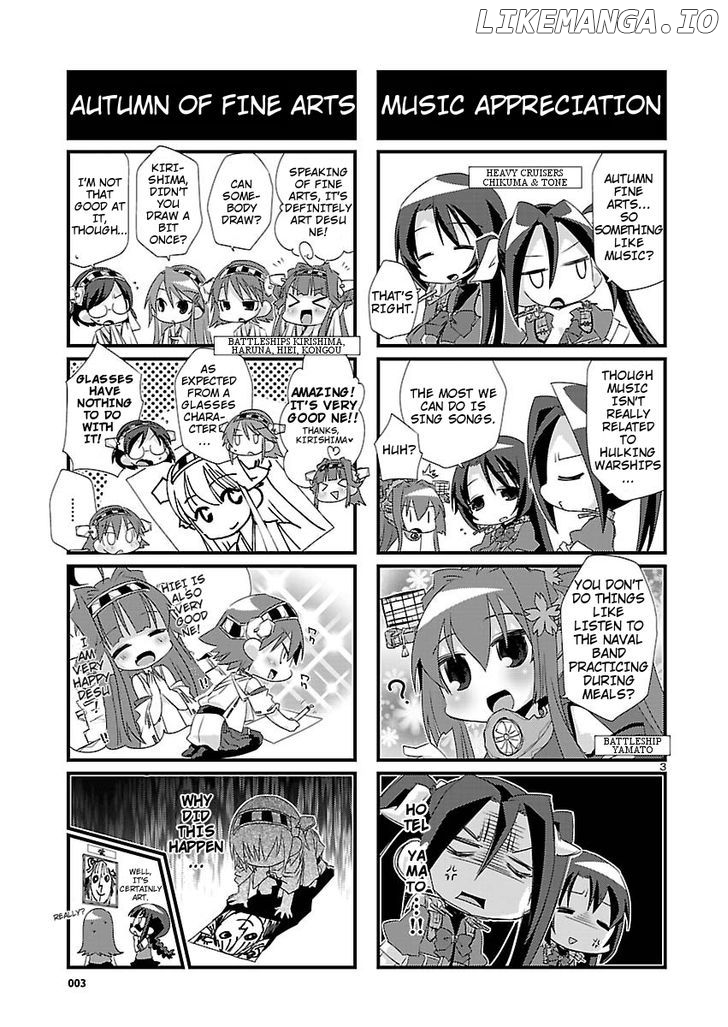 Kantai Collection - Kankore - 4-koma Comic - Fubuki, Ganbarimasu! chapter 11 - page 3