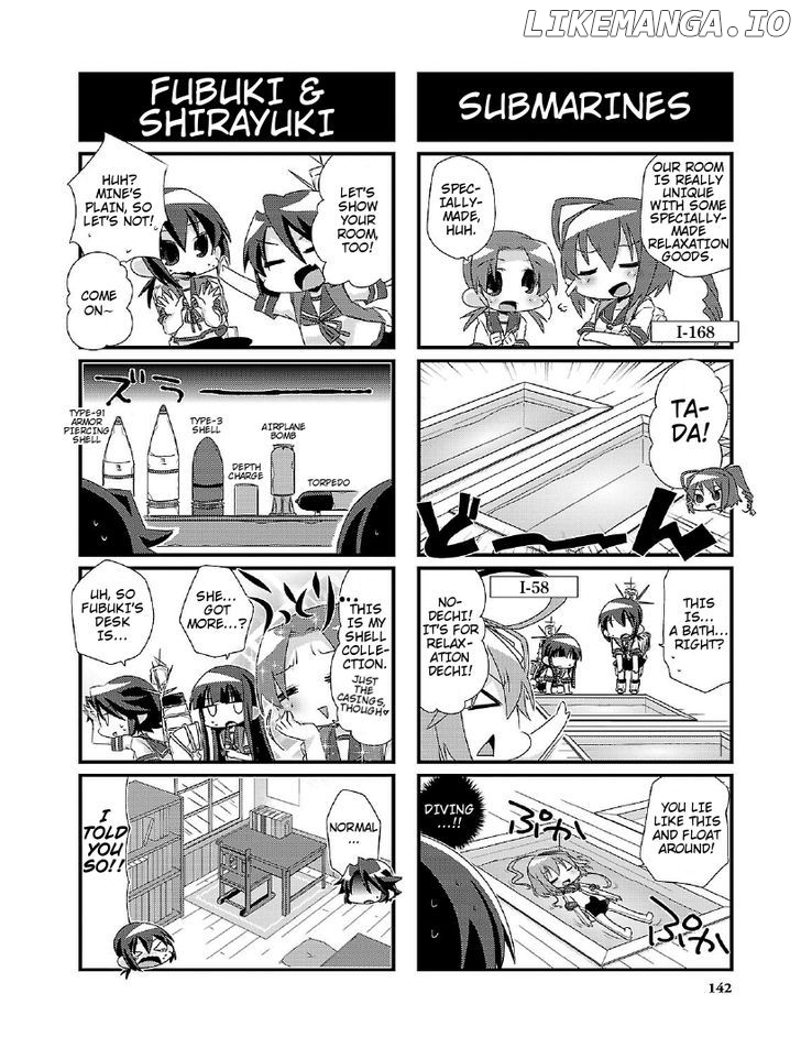 Kantai Collection - Kankore - 4-koma Comic - Fubuki, Ganbarimasu! chapter 14.5 - page 6