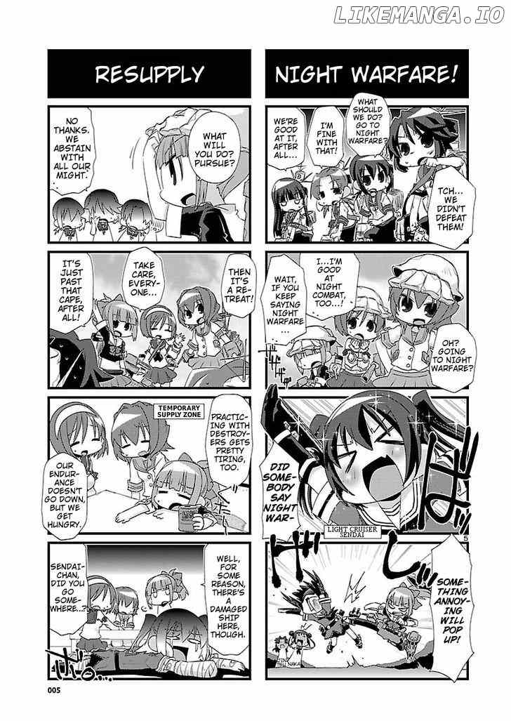 Kantai Collection - Kankore - 4-koma Comic - Fubuki, Ganbarimasu! chapter 15 - page 5