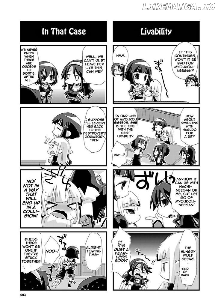 Kantai Collection - Kankore - 4-koma Comic - Fubuki, Ganbarimasu! chapter 19 - page 3