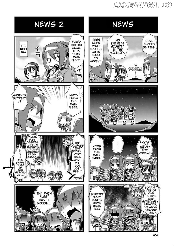 Kantai Collection - Kankore - 4-koma Comic - Fubuki, Ganbarimasu! chapter 20 - page 4