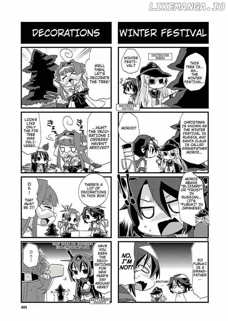 Kantai Collection - Kankore - 4-koma Comic - Fubuki, Ganbarimasu! chapter 22 - page 5