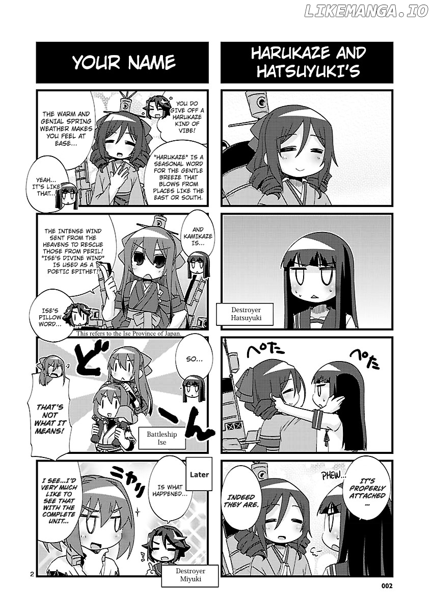 Kantai Collection - Kankore - 4-koma Comic - Fubuki, Ganbarimasu! chapter 139 - page 2