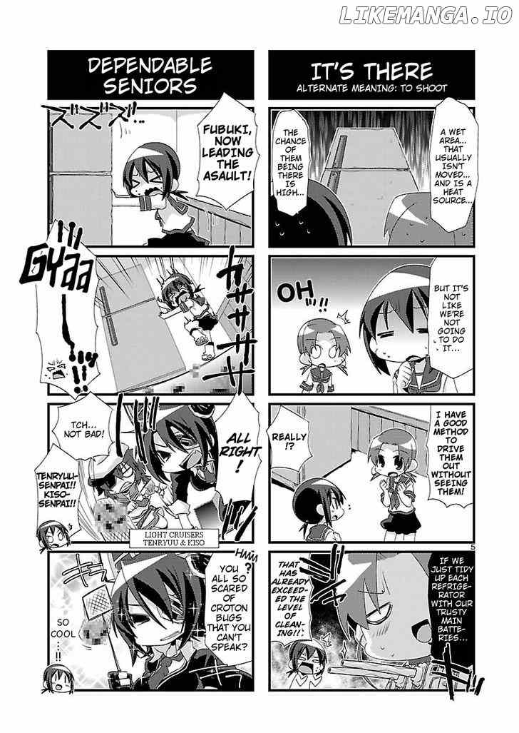 Kantai Collection - Kankore - 4-koma Comic - Fubuki, Ganbarimasu! chapter 23 - page 5