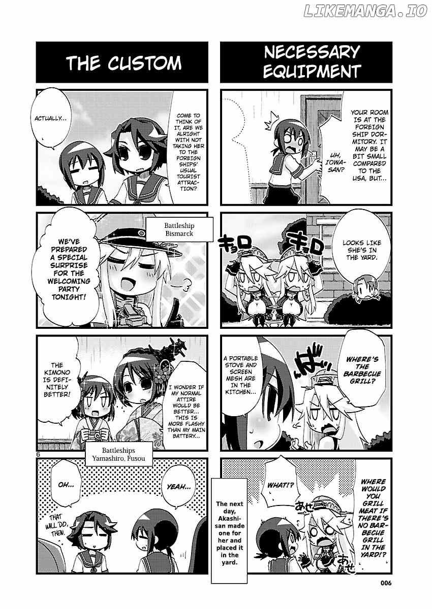 Kantai Collection - Kankore - 4-koma Comic - Fubuki, Ganbarimasu! chapter 140 - page 6