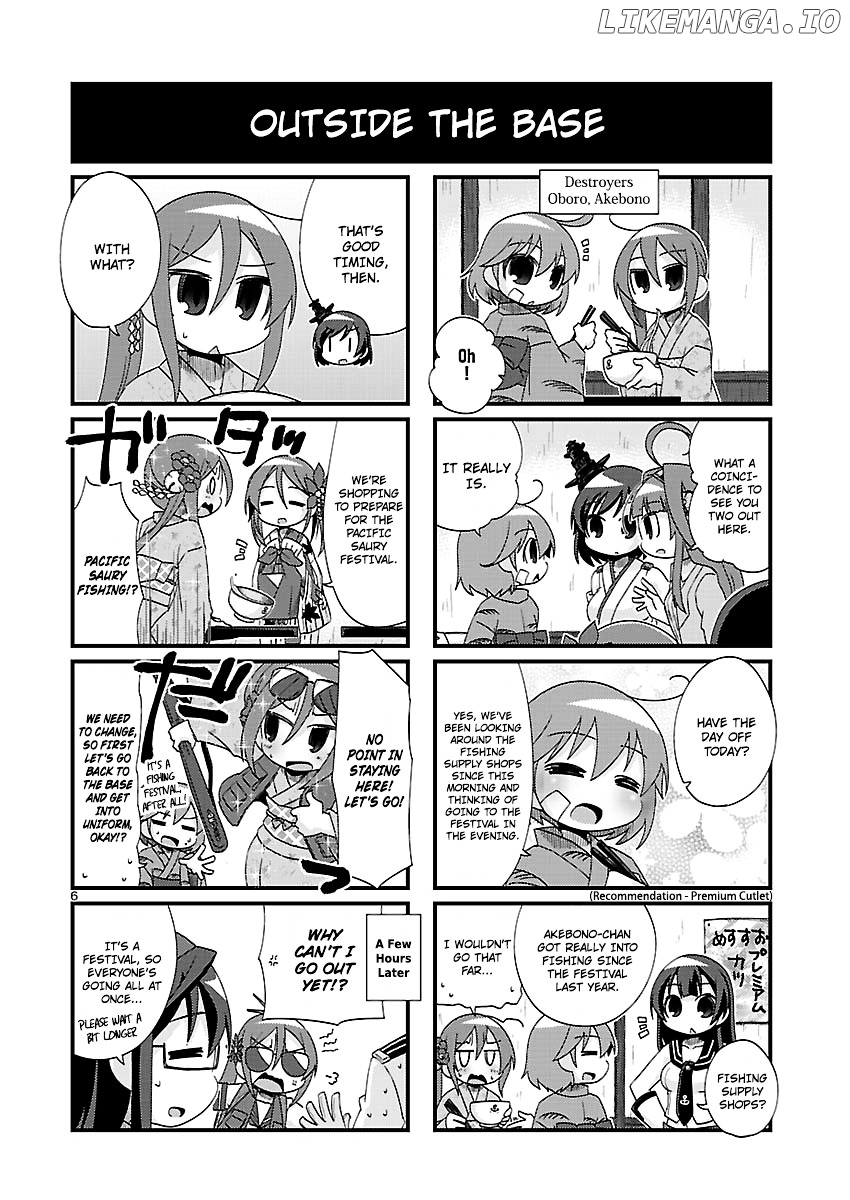 Kantai Collection - Kankore - 4-koma Comic - Fubuki, Ganbarimasu! chapter 143 - page 6