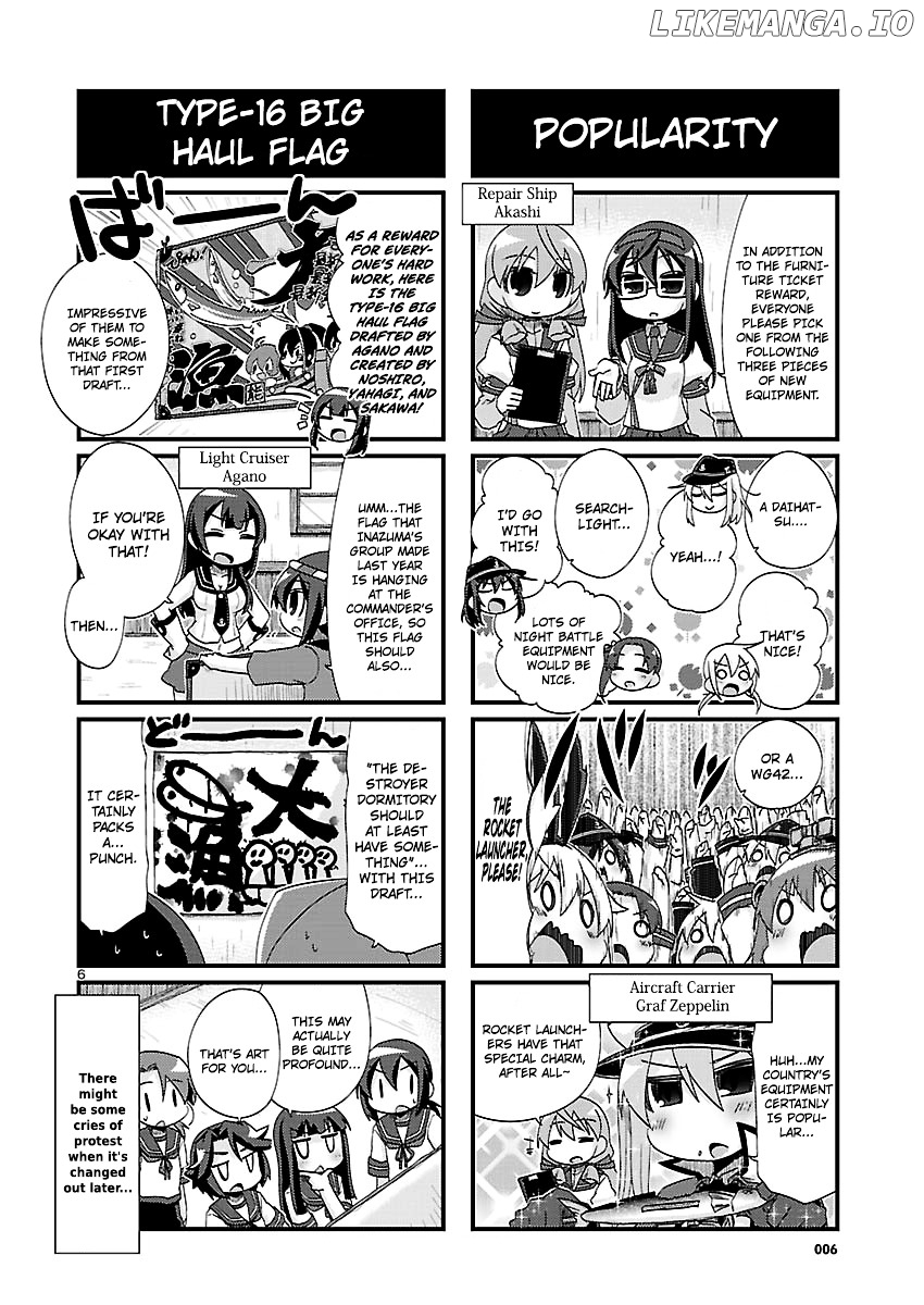 Kantai Collection - Kankore - 4-koma Comic - Fubuki, Ganbarimasu! chapter 144 - page 6