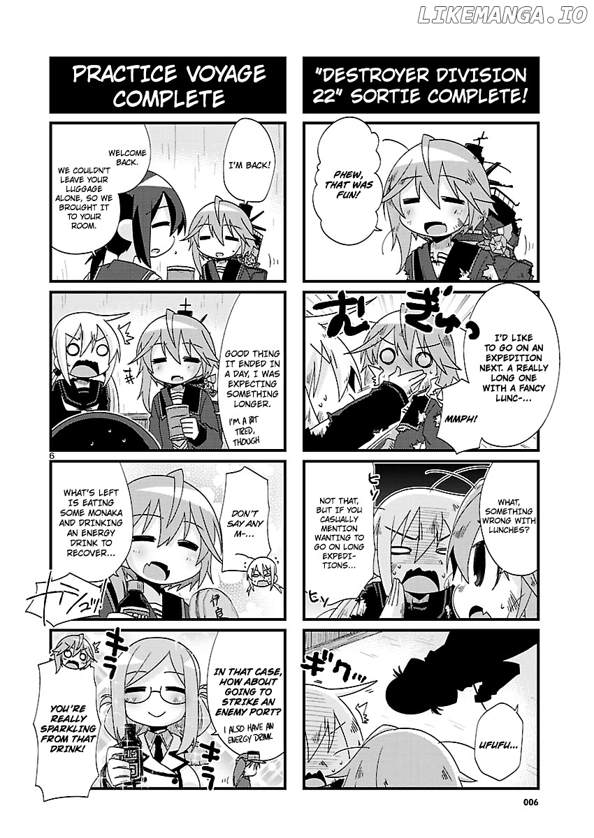 Kantai Collection - Kankore - 4-koma Comic - Fubuki, Ganbarimasu! chapter 146 - page 6