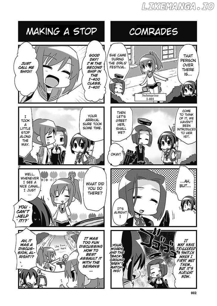 Kantai Collection - Kankore - 4-koma Comic - Fubuki, Ganbarimasu! chapter 33 - page 2