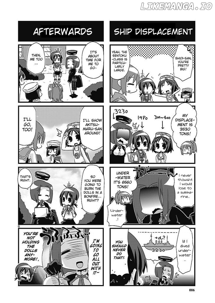 Kantai Collection - Kankore - 4-koma Comic - Fubuki, Ganbarimasu! chapter 33 - page 6