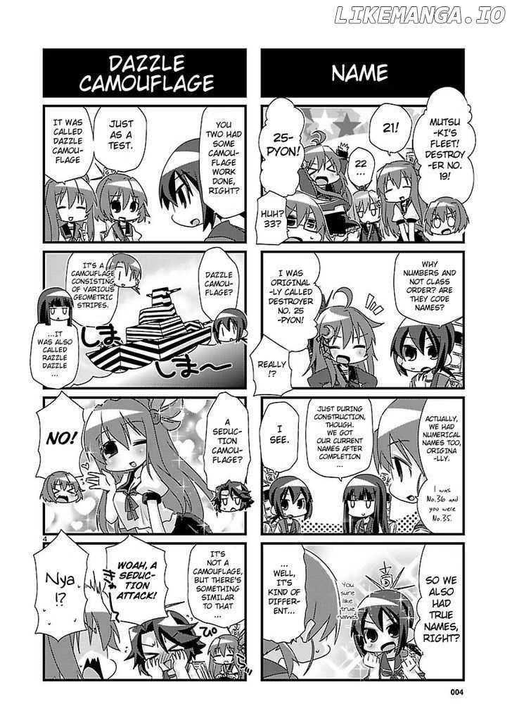 Kantai Collection - Kankore - 4-koma Comic - Fubuki, Ganbarimasu! chapter 36 - page 4