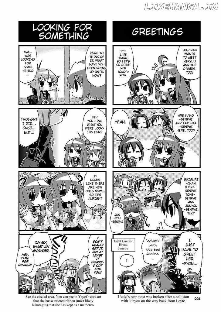 Kantai Collection - Kankore - 4-koma Comic - Fubuki, Ganbarimasu! chapter 36 - page 6