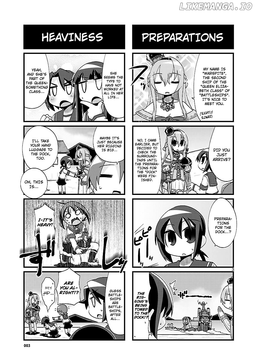 Kantai Collection - Kankore - 4-koma Comic - Fubuki, Ganbarimasu! chapter 152 - page 3