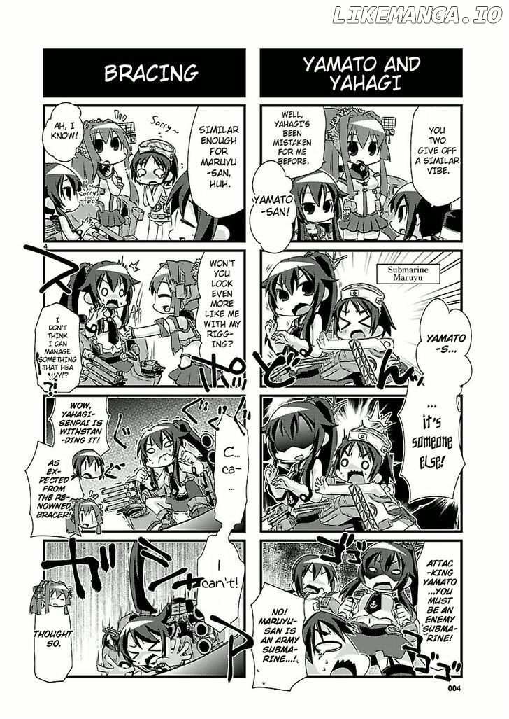 Kantai Collection - Kankore - 4-koma Comic - Fubuki, Ganbarimasu! chapter 38 - page 4