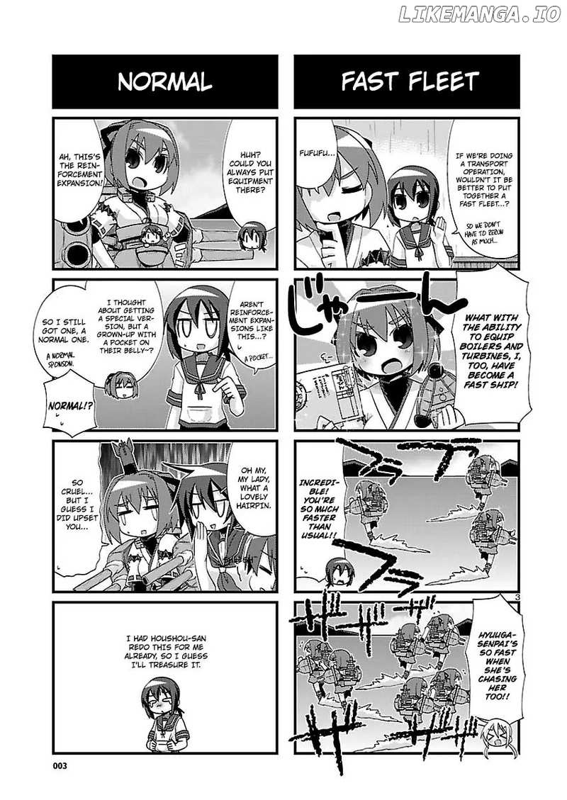 Kantai Collection - Kankore - 4-koma Comic - Fubuki, Ganbarimasu! chapter 155 - page 3