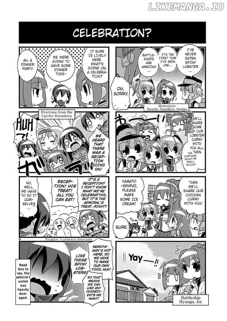 Kantai Collection - Kankore - 4-koma Comic - Fubuki, Ganbarimasu! chapter 45 - page 6