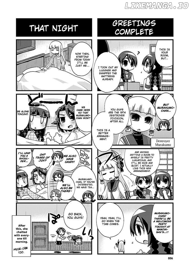 Kantai Collection - Kankore - 4-koma Comic - Fubuki, Ganbarimasu! chapter 158 - page 6