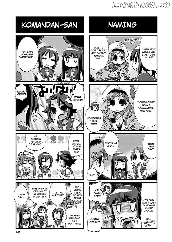 Kantai Collection - Kankore - 4-koma Comic - Fubuki, Ganbarimasu! chapter 161 - page 3