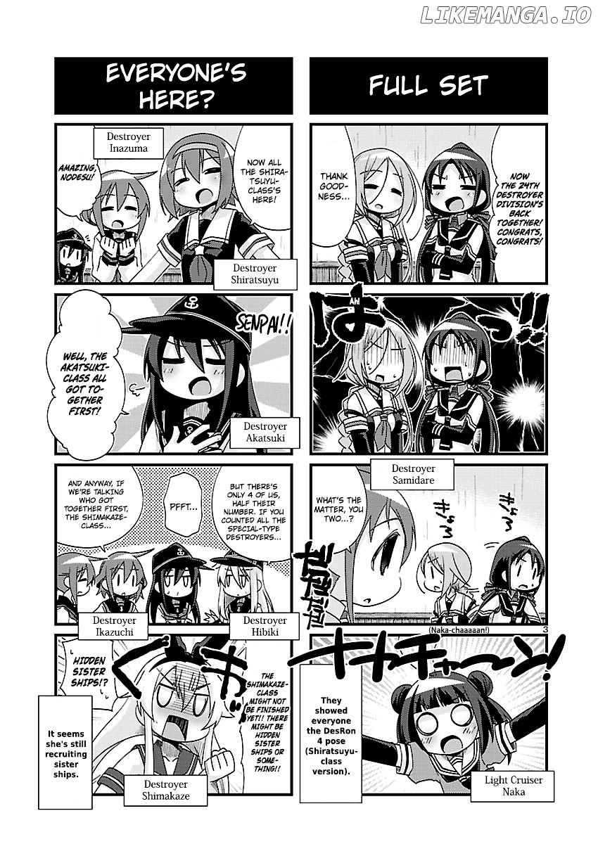 Kantai Collection - Kankore - 4-koma Comic - Fubuki, Ganbarimasu! chapter 163 - page 3