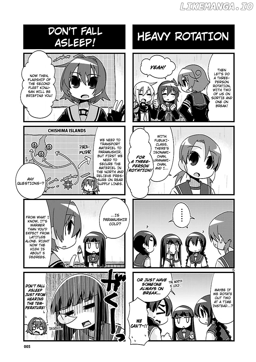 Kantai Collection - Kankore - 4-koma Comic - Fubuki, Ganbarimasu! chapter 164 - page 5