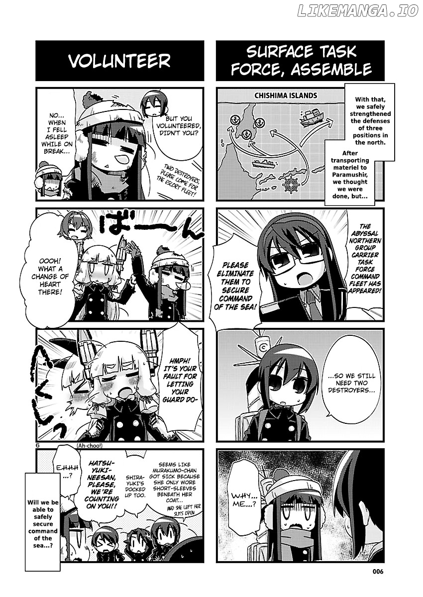 Kantai Collection - Kankore - 4-koma Comic - Fubuki, Ganbarimasu! chapter 164 - page 6