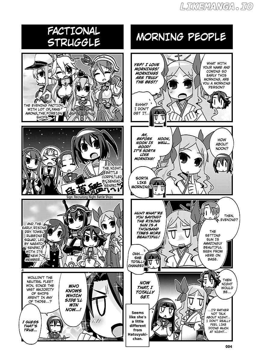 Kantai Collection - Kankore - 4-koma Comic - Fubuki, Ganbarimasu! chapter 166 - page 4