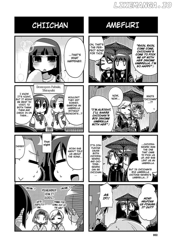 Kantai Collection - Kankore - 4-koma Comic - Fubuki, Ganbarimasu! chapter 167 - page 2