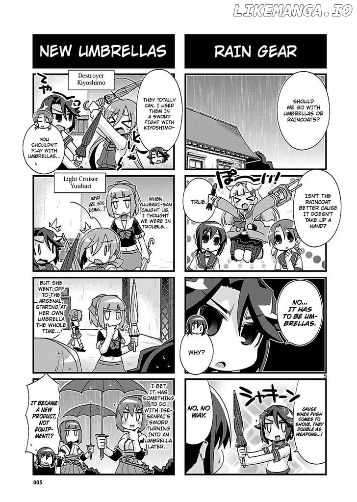 Kantai Collection - Kankore - 4-koma Comic - Fubuki, Ganbarimasu! chapter 167 - page 5