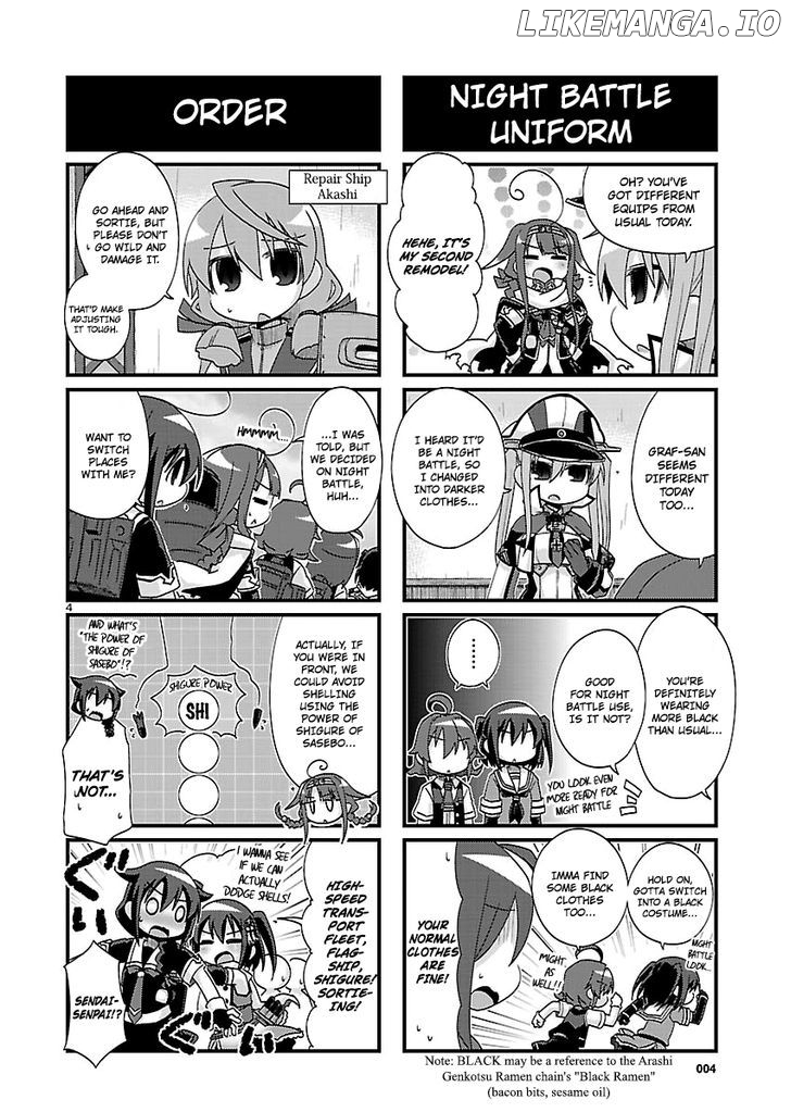 Kantai Collection - Kankore - 4-koma Comic - Fubuki, Ganbarimasu! chapter 168 - page 4