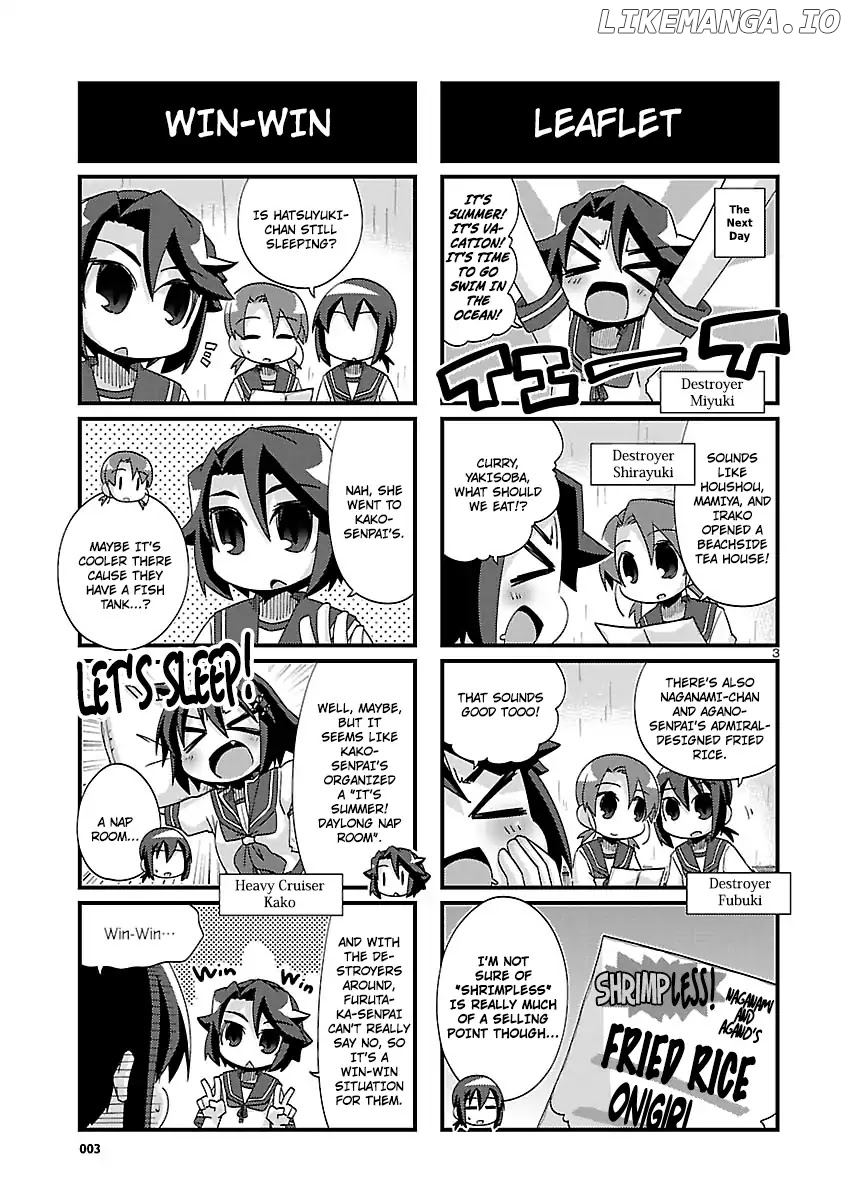 Kantai Collection - Kankore - 4-koma Comic - Fubuki, Ganbarimasu! chapter 173 - page 3