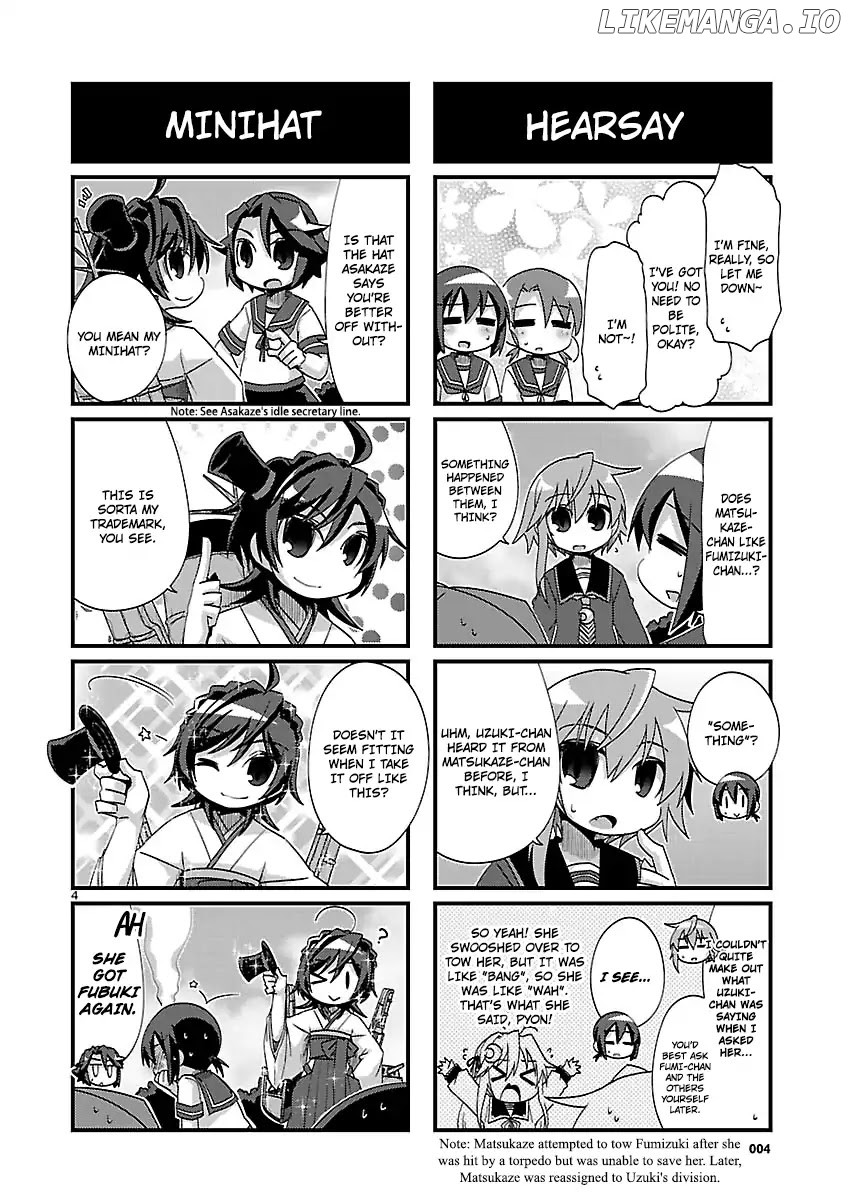 Kantai Collection - Kankore - 4-koma Comic - Fubuki, Ganbarimasu! chapter 174 - page 4