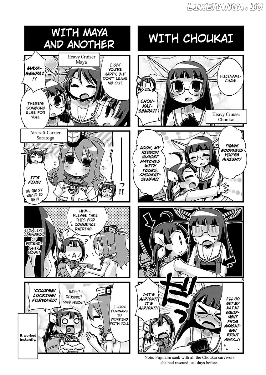 Kantai Collection - Kankore - 4-koma Comic - Fubuki, Ganbarimasu! chapter 175 - page 5