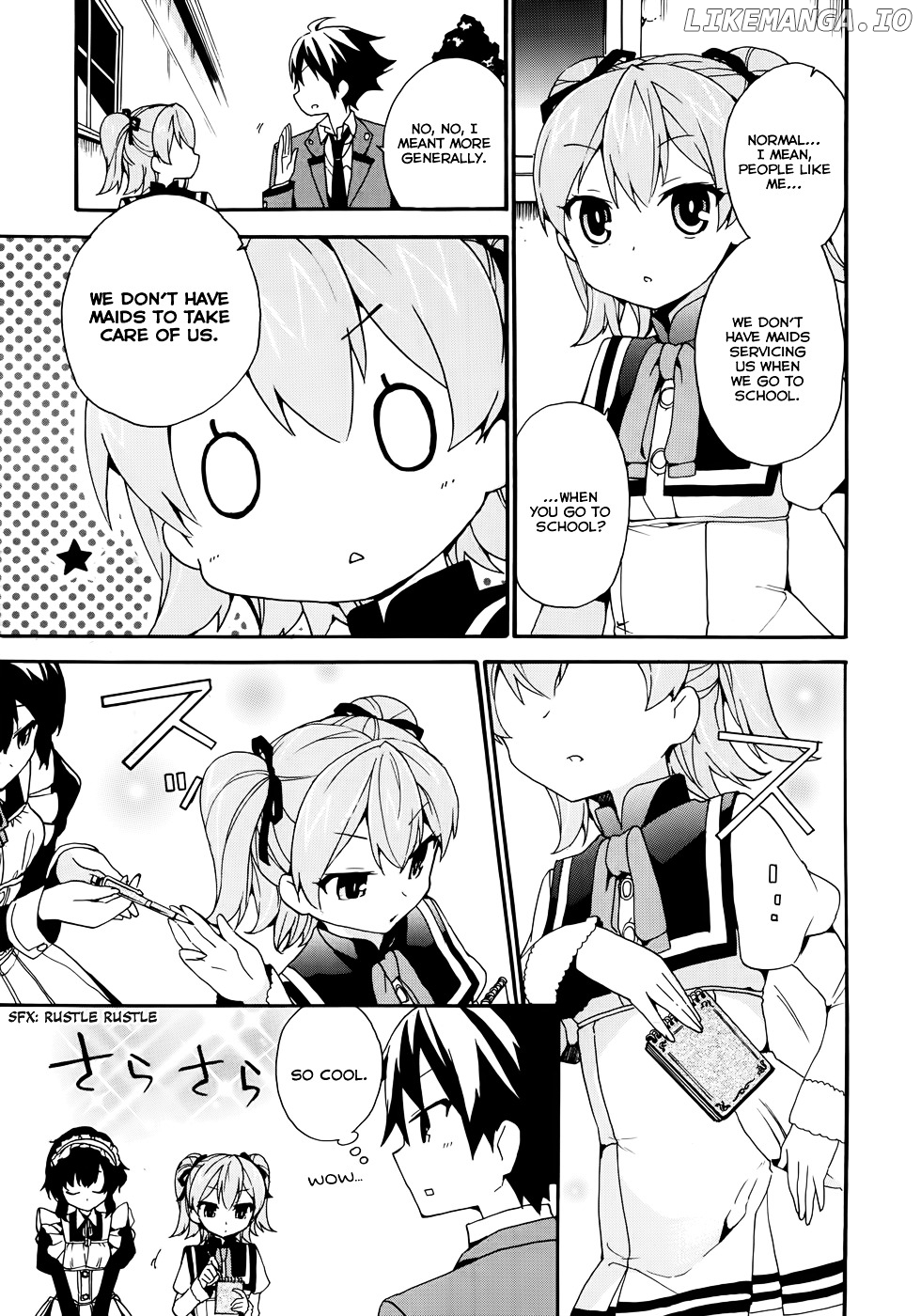 Ore ga Ojou-Sama Gakkou ni "Shomin Sample" Toshite Rachirareta Ken chapter 3 - page 12