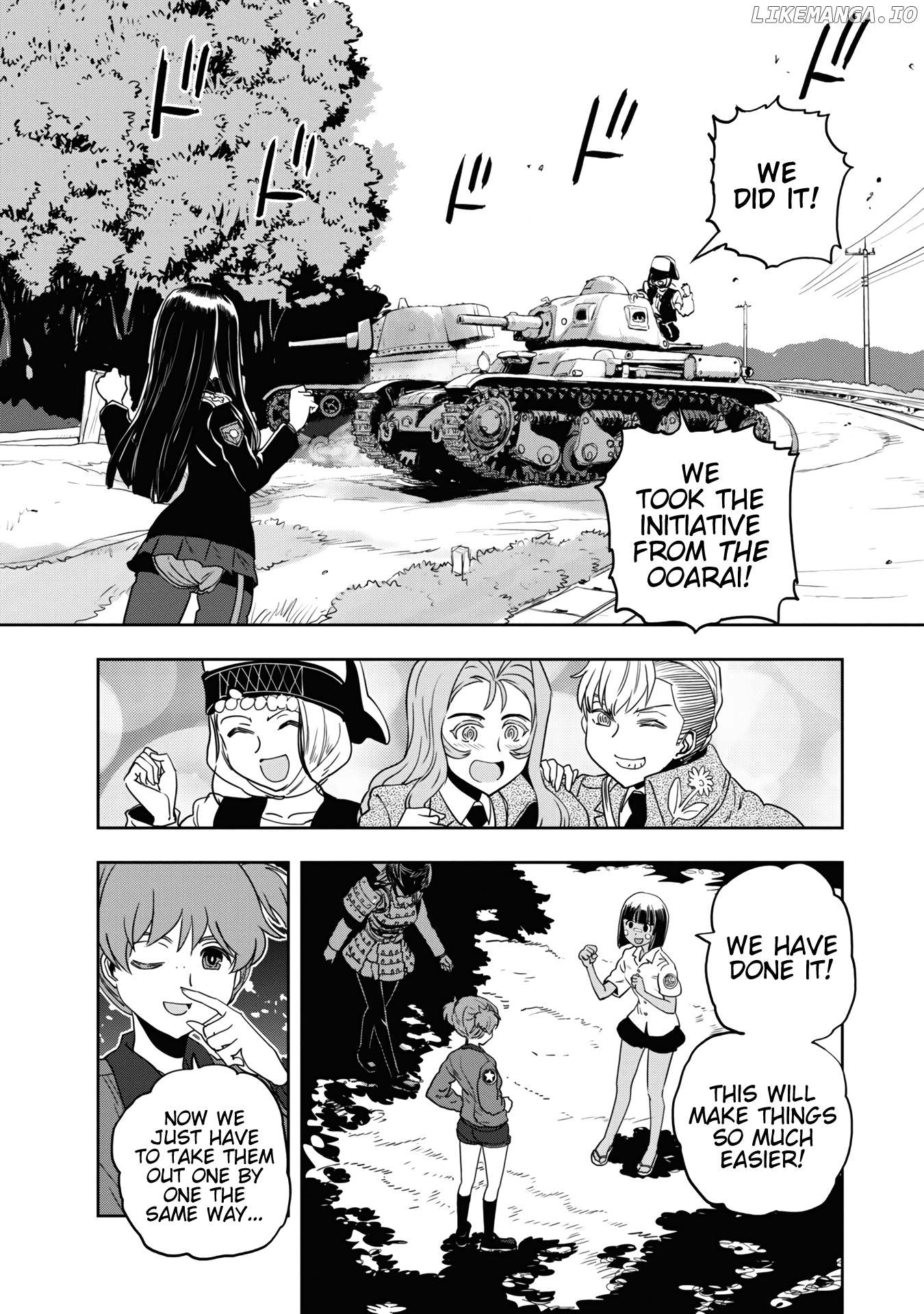 Girls Und Panzer - Ribbon no Musha chapter 59 - page 16