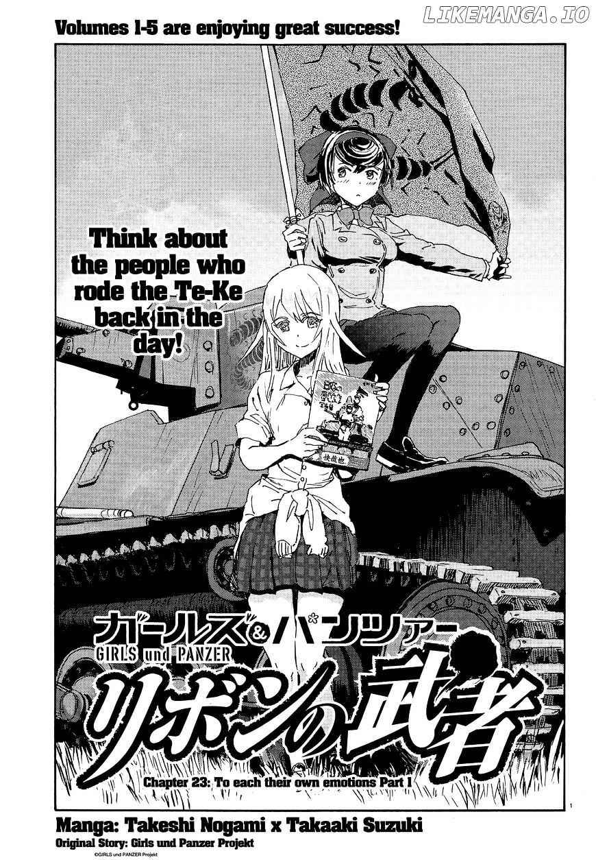 Girls Und Panzer - Ribbon no Musha chapter 23 - page 1