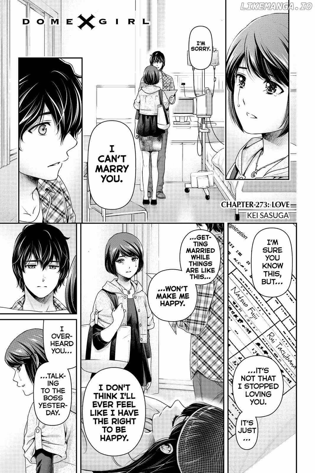 Domestic na Kanojo chapter 273 - page 2