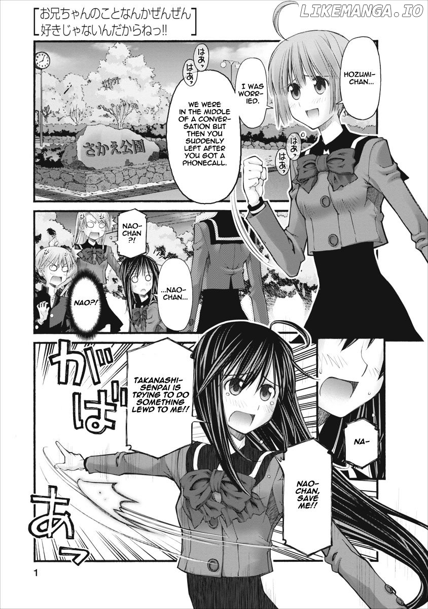 Oniichan No Koto Nanka Zenzen Suki Ja Nai N Da Kara Ne chapter 79 - page 1