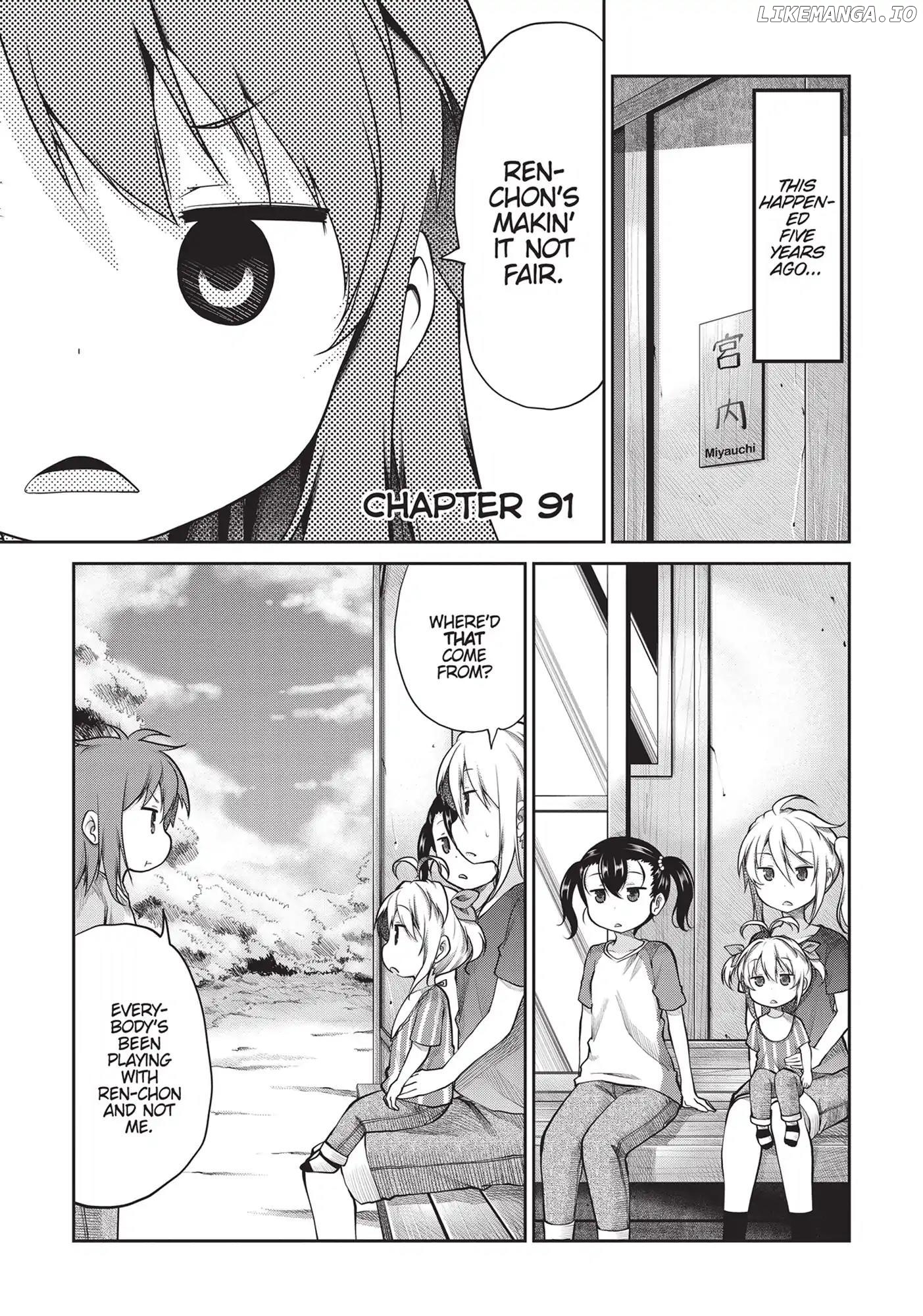 Non Non Biyori chapter 91 - page 1