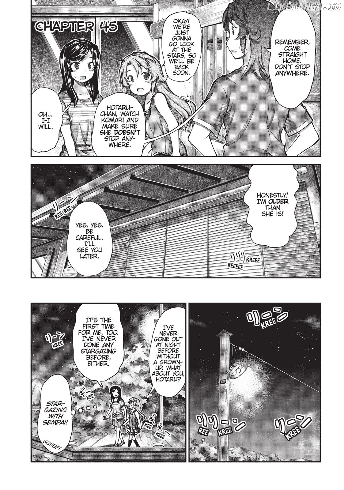 Non Non Biyori chapter 45 - page 1