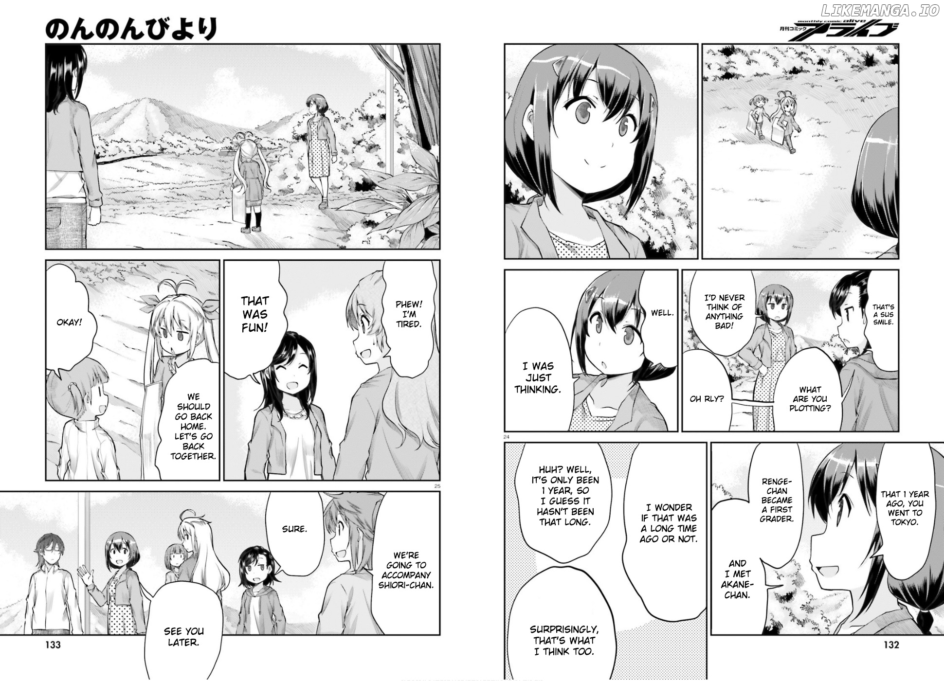 Non Non Biyori chapter 120 - page 13