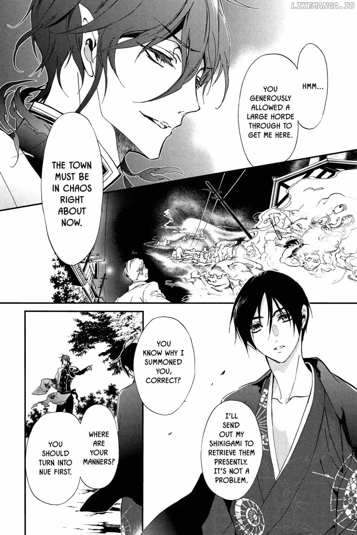 Momochi-san Chi no Ayakashi Ouji chapter 47 - page 28