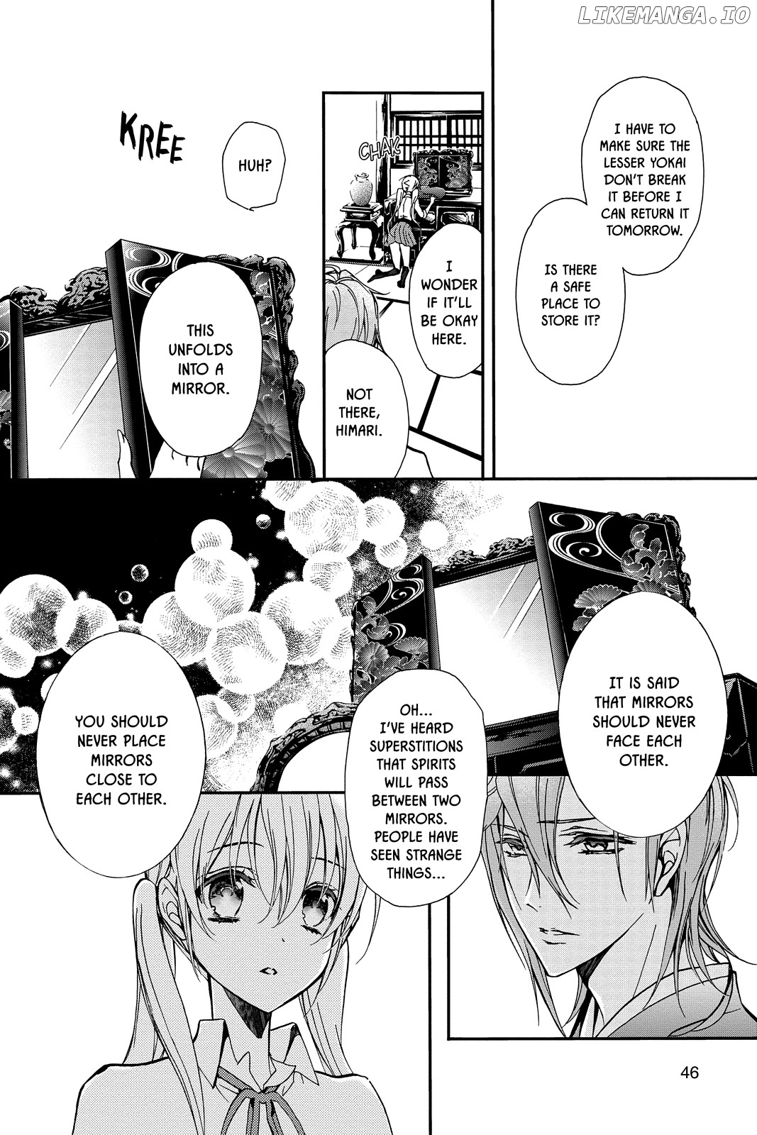 Momochi-san Chi no Ayakashi Ouji chapter 21 - page 2