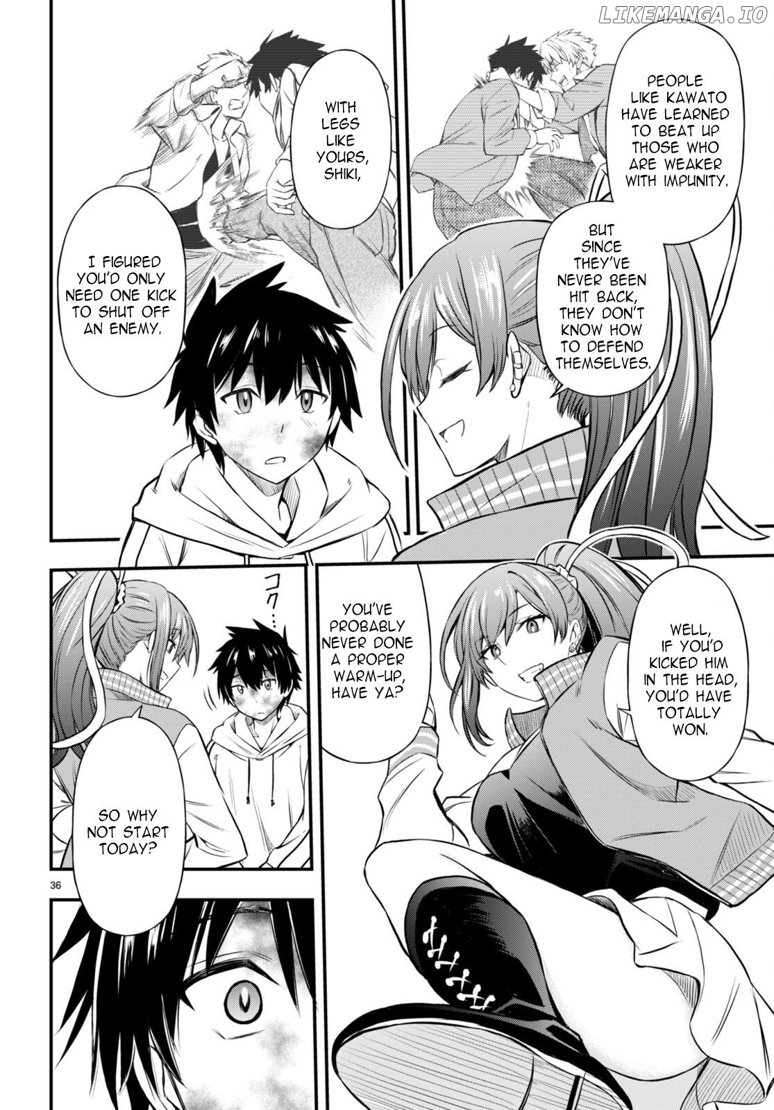 Houkago wa Kenka Saikyou no Gyaru ni Tsurekomareru Seikatsu Kanojo-tachi ni Sukarete, Boku mo Saikyou ni!? chapter 1 - page 39