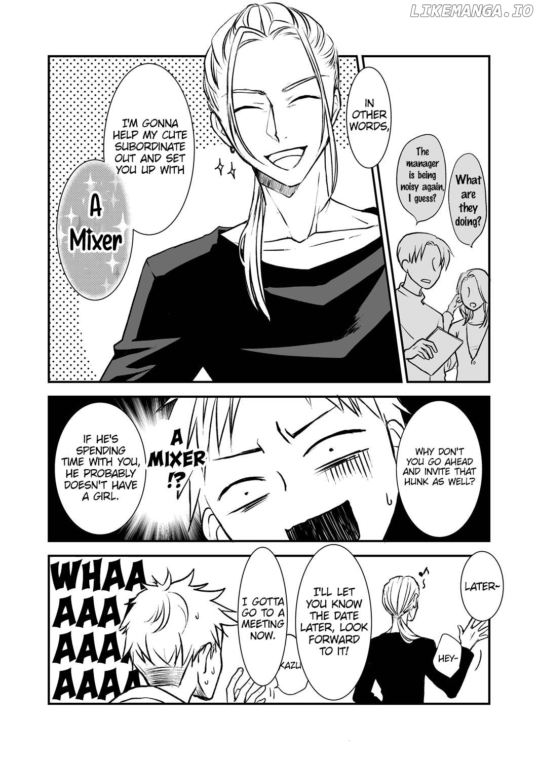 Ikemen Dansou Reiya To Renaishitara Bl-Ppoi Nl Ni Naru Hanashi chapter 7 - page 3