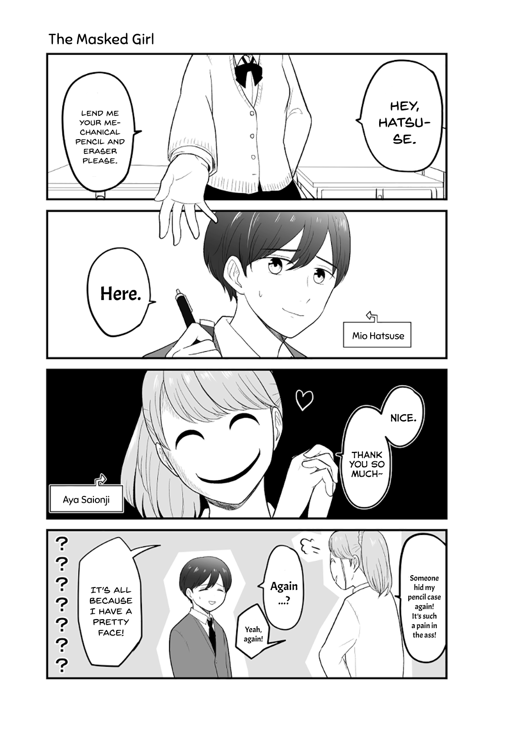 Kamen no Kanojo chapter 1 - page 2